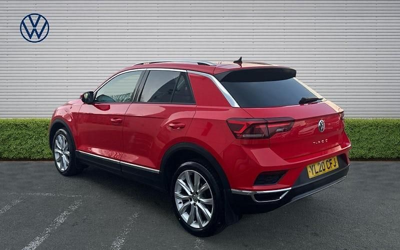 Used VW T-Roc SEL 150 HP (110 kW) 2020 Red SUV