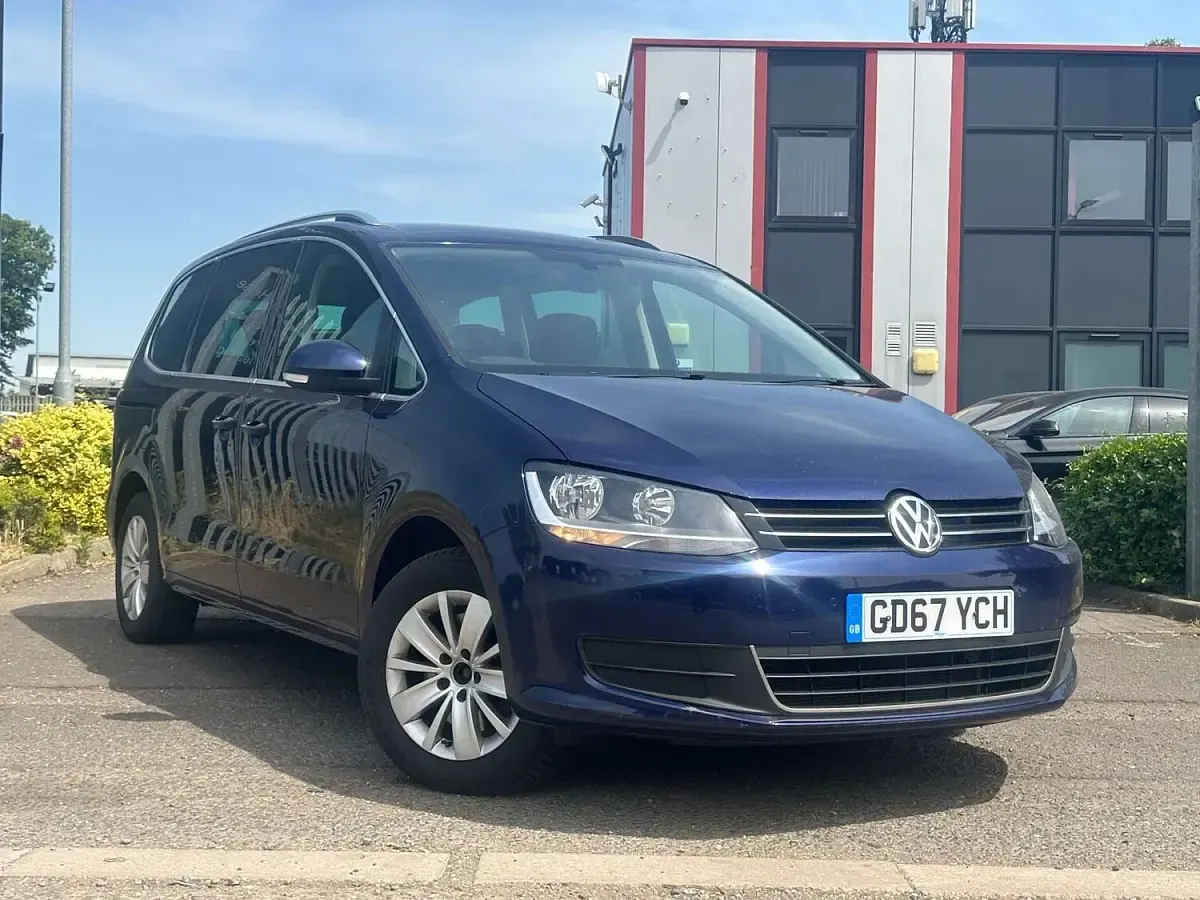 Used VW Sharan SE 150 HP (110 kW) 2018 Blue MPV