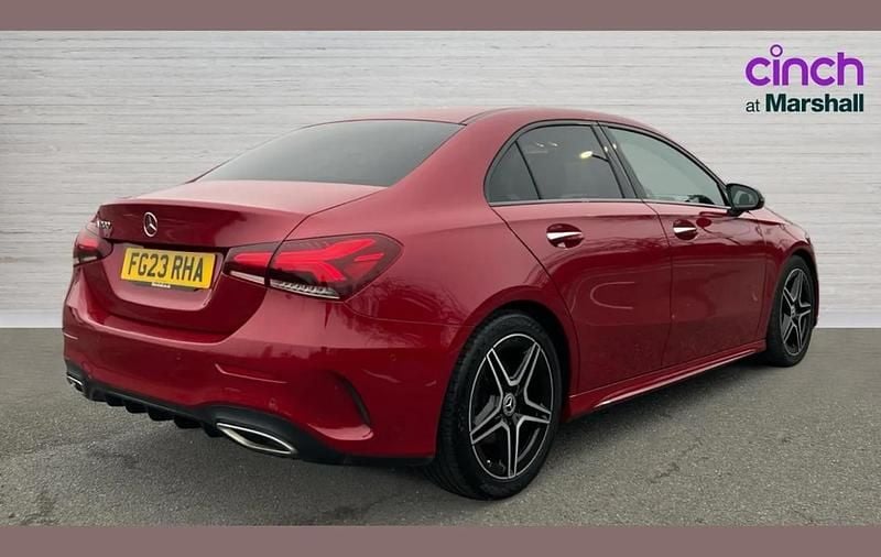 Used Mercedes A200 AMG Line Premium 161 HP (118 kW) 2023 Red Sedan