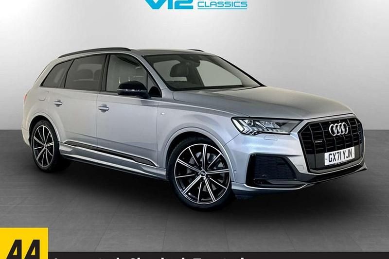 Used Audi Q7 Black Edition 286 HP (210 kW) 2021 Silver SUV