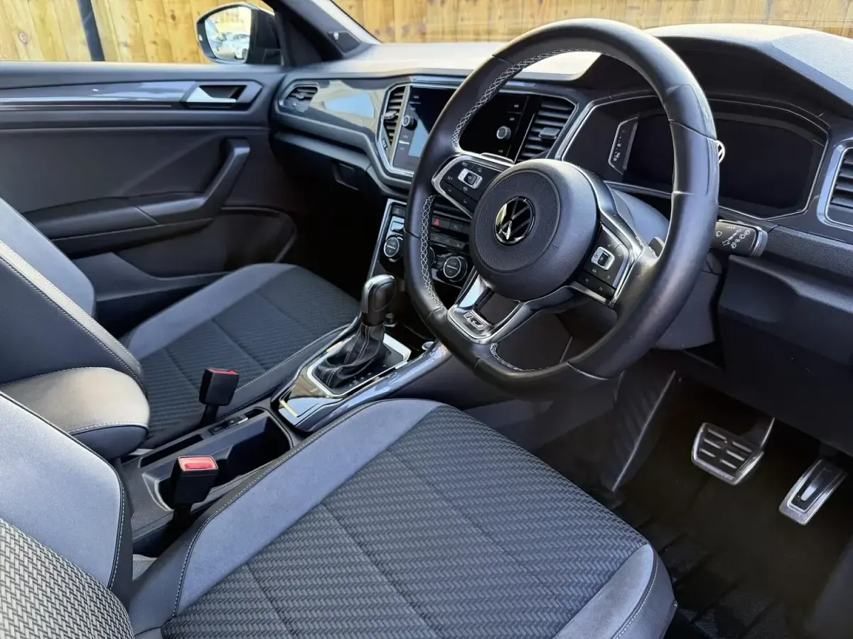 Used VW T-Roc R-line 150 HP (110 kW) 2020 Black SUV