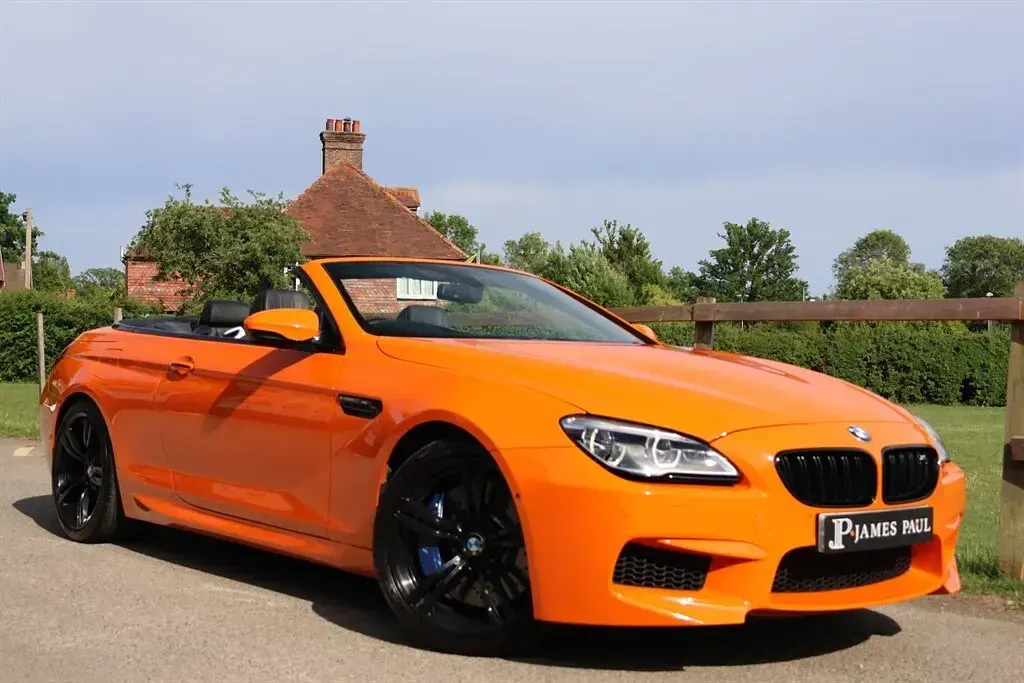 Used BMW M6 Cabriolet Comfort Edition 560 HP (411 kW) 2015 Orange Cabriolet