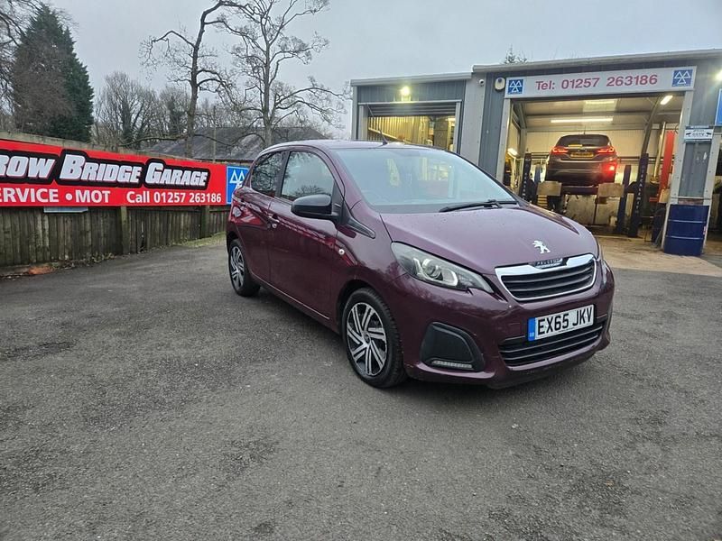 Purple Used 2015 Peugeot 108 Active Hatchback | £3,795 (Good price) - Image 1/4