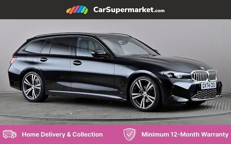 Black Used 2024 BMW 320 M Sport Estate | £32,197 (Fair price) - Image 1/4