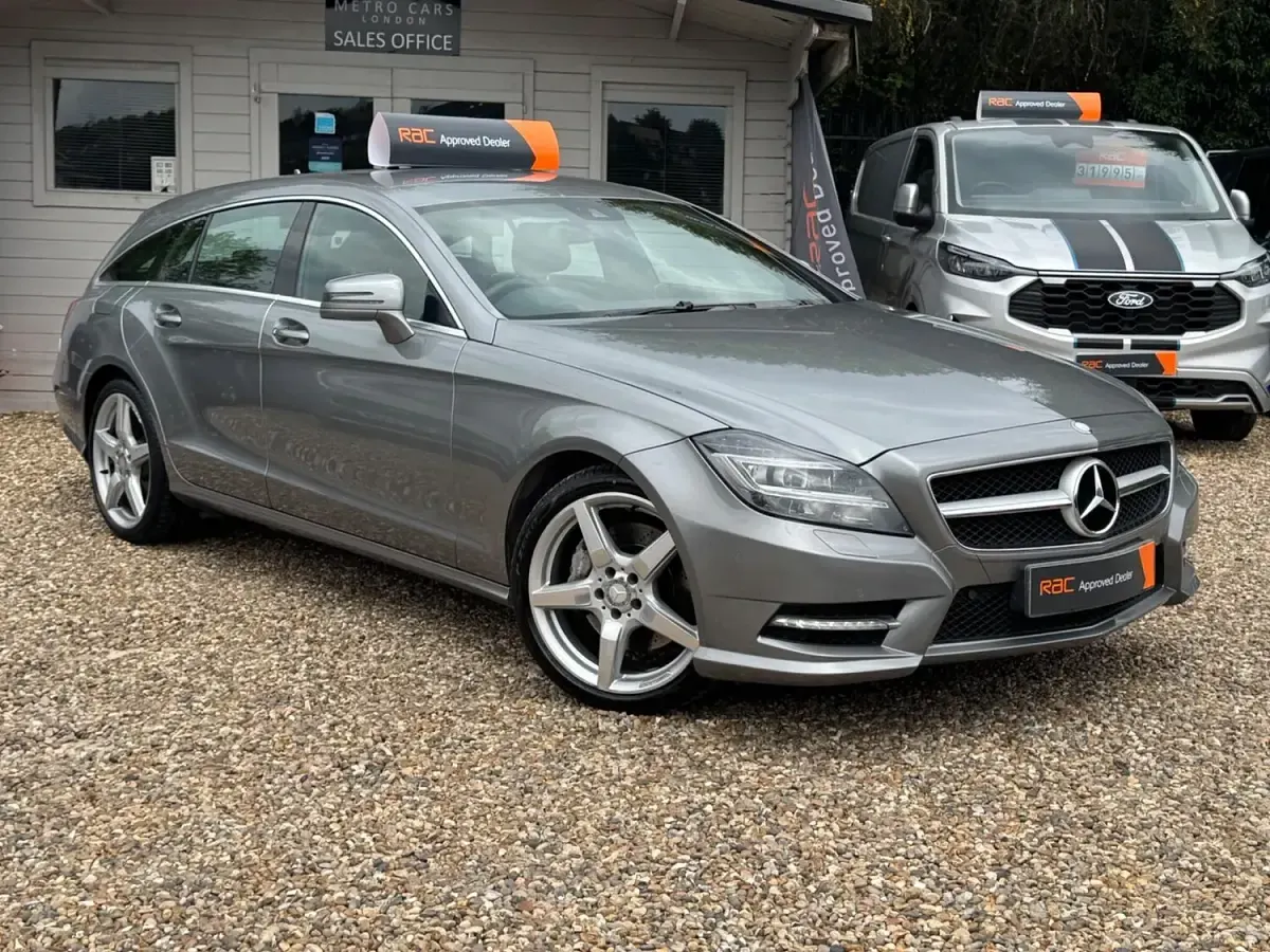Used Mercedes CLS350 Shooting Brake AMG 2013 Silver Estate