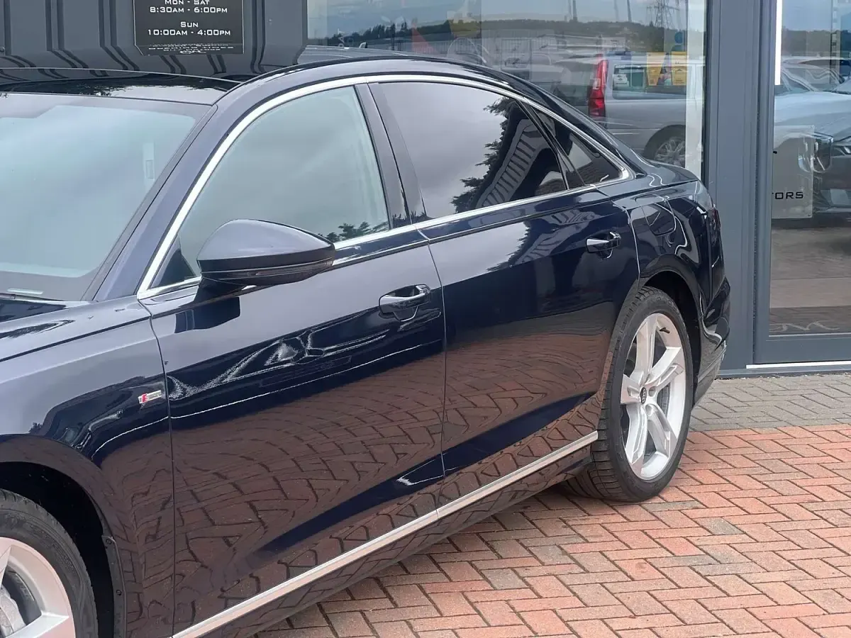 Used Audi A8 S-Line 462 HP (339 kW) 2023 Blue Sedan