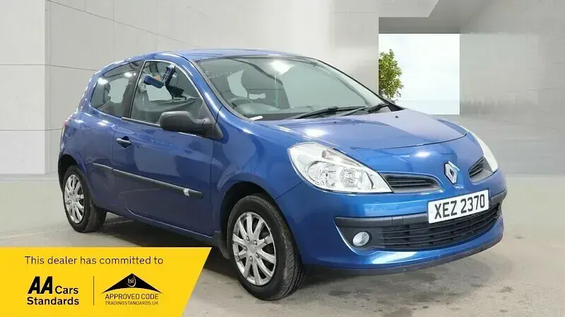 Used Renault Clio Extreme 75 HP (55 kW) 2009 Blue Hatchback