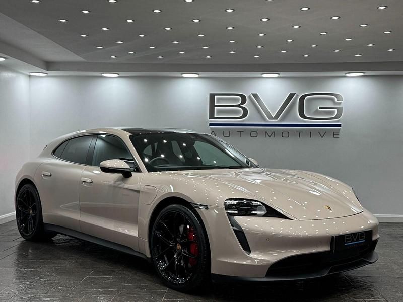 Used Porsche Taycan Performance Package 350 kW (476 HP) 2023 Beige Estate
