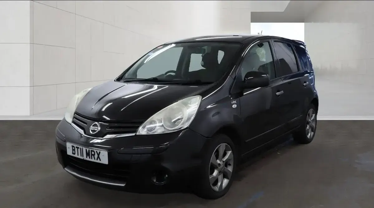 Used Nissan Note N-TEC 110 HP (80 kW) 2011 Black Hatchback