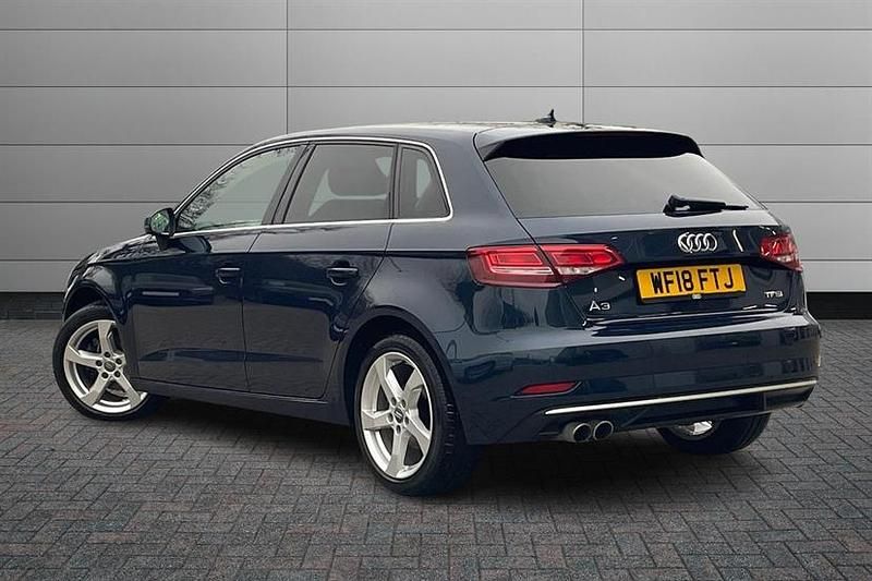 Used Audi A3 Sport 150 HP (110 kW) 2018 Blue Sedan