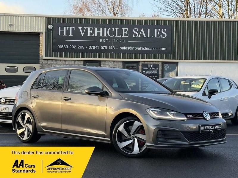 Grey Used 2019 VW Golf VII GTI Hatchback | £19,995 (Fair price) - Image 1/3