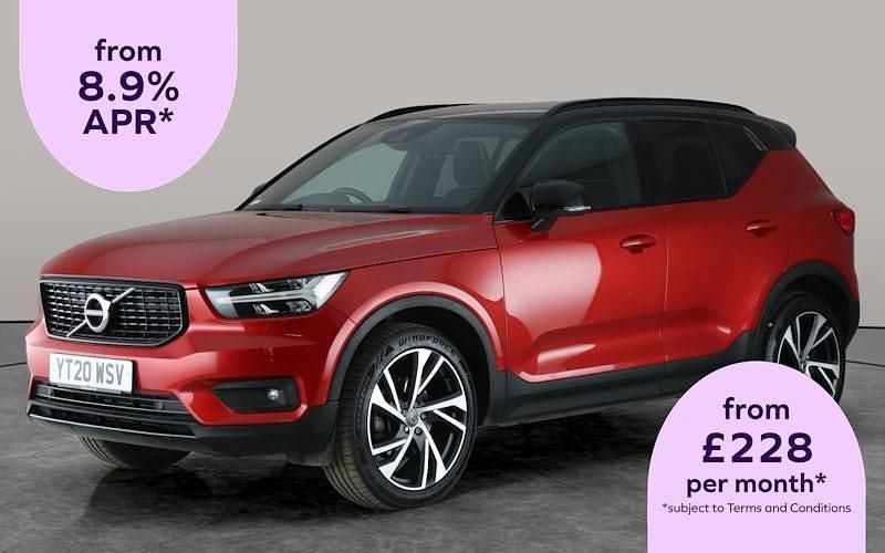 Red Used 2020 Volvo XC40 R-Design Pro SUV | £15,138 (Good price) - Image 1/2