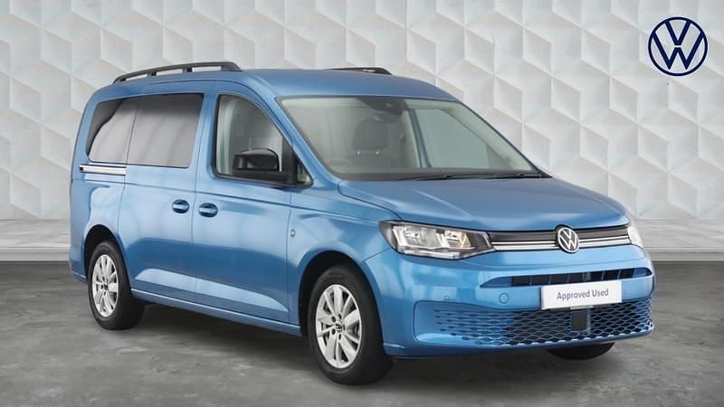 Blue New 2025 VW Caddy Maxi Life MPV | £39,950 - Image 1/4