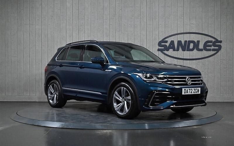 Used VW Tiguan R-line Edition 150 HP (110 kW) 2022 Blue SUV