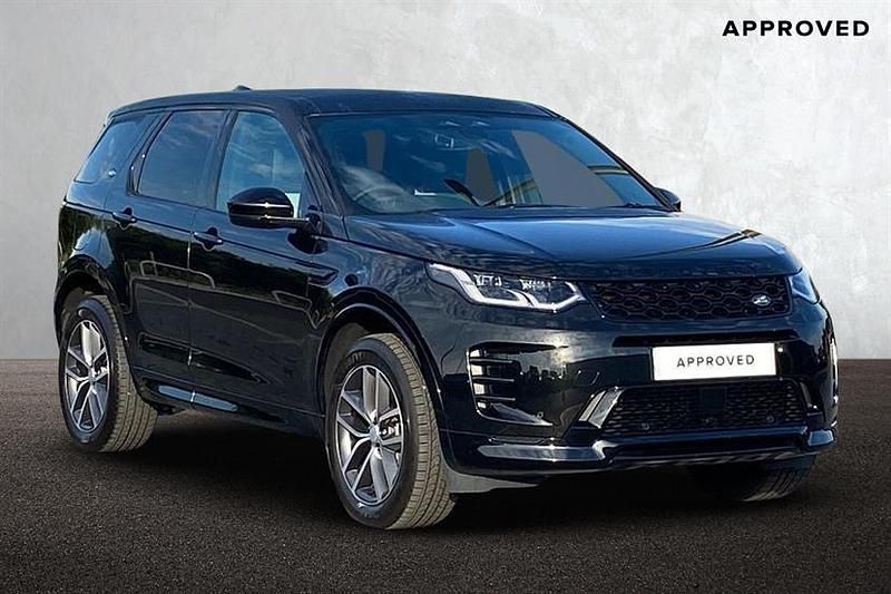 Santorini black Used 2025 Land Rover Discovery Sport SE Dynamic SUV | £45,395 (Expensive) - Image 1/4