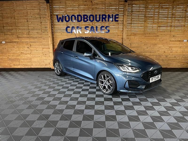 Blue Used 2023 Ford Fiesta ST-Line Hatchback | £15,295 (Fair price) - Image 1/4