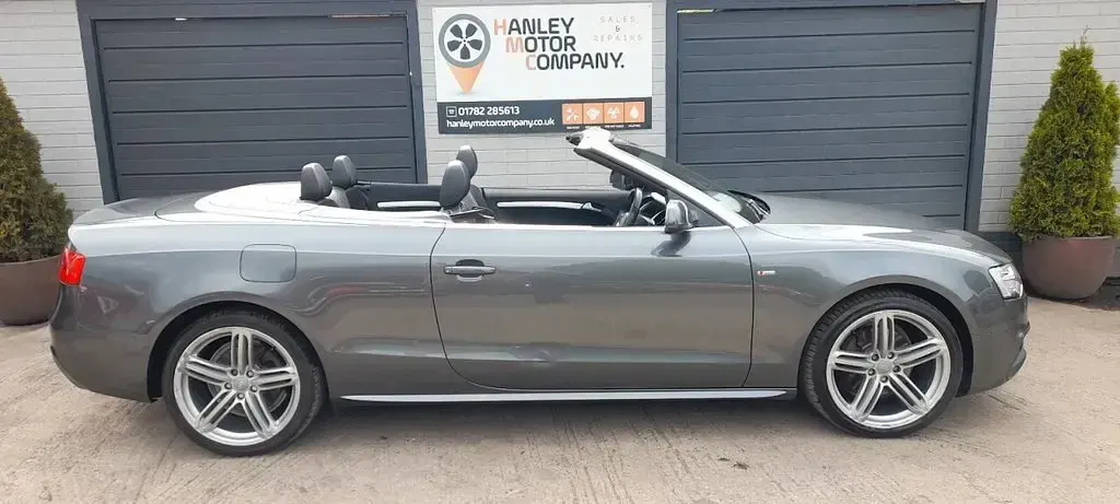 Used Audi A5 Cabriolet S-Line 2014 Grey Cabriolet