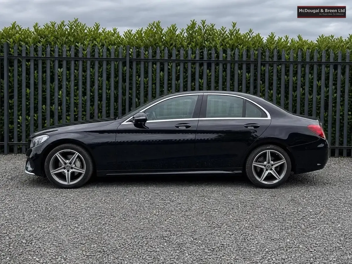 Used Mercedes C220 AMG line 170 HP (125 kW) 2016 Black Sedan