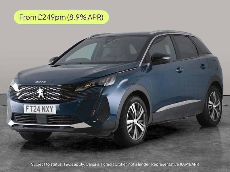 Blue Used 2024 Peugeot 3008 Allure Hatchback | £17,611 (Fair price) - Image 1/3