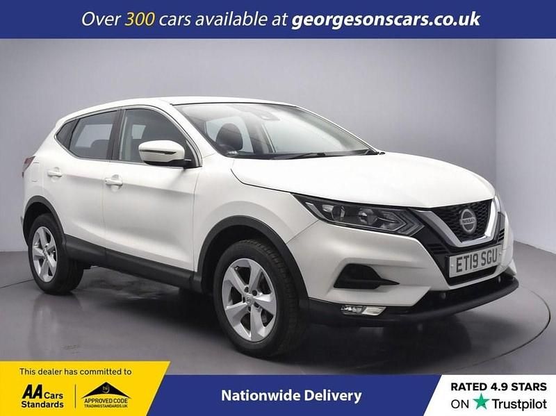 White Used 2019 Nissan Qashqai Acenta Premium SUV | £10,750 (Good price) - Image 1/4