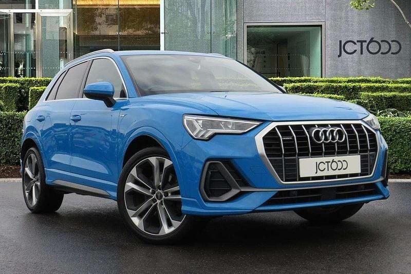 Blue Used 2019 Audi Q3 S-Line SUV | £20,400 (Fair price) - Image 1/4
