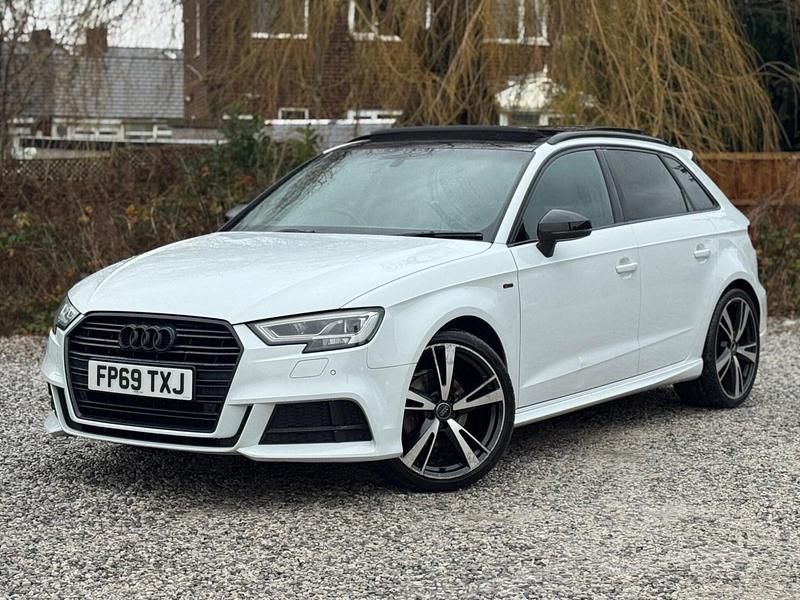Used Audi A3 Sportback Black Edition 2020 White Hatchback
