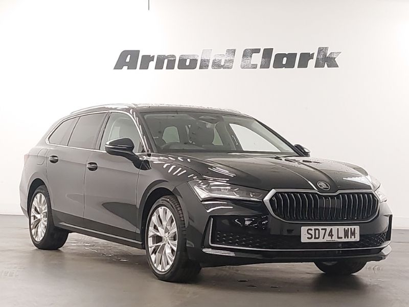 Black Used 2024 Skoda Superb SE L Estate | £30,998 (Expensive) - Image 1/4