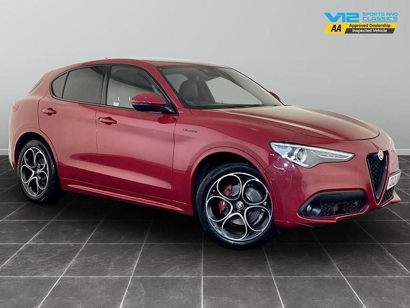 Red Used 2021 Alfa Romeo Stelvio Veloce SUV | £21,995 (A bit pricey) - Image 1/2