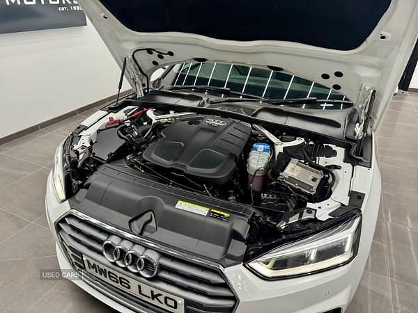 Used Audi A5 S-Line 190 HP (139 kW) 2016 White Coupe