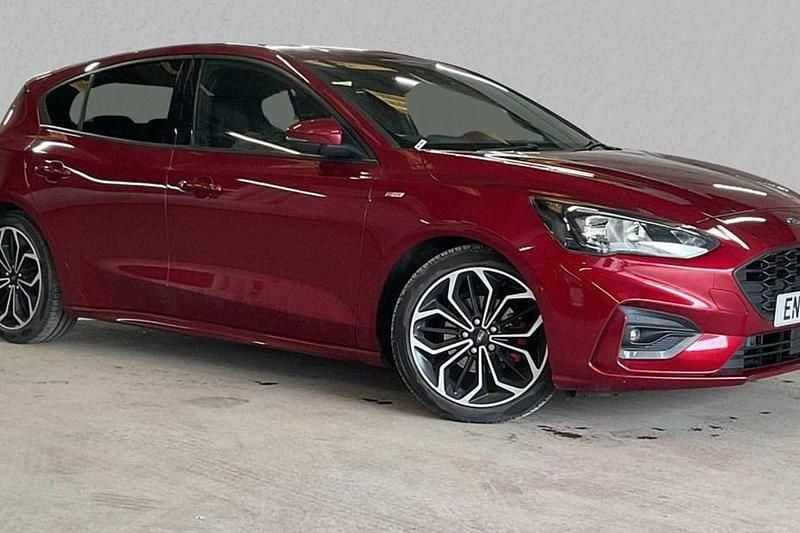 Red Used 2019 Ford Focus ST-Line X Hatchback | £14,240 (Good price) - Image 1/1