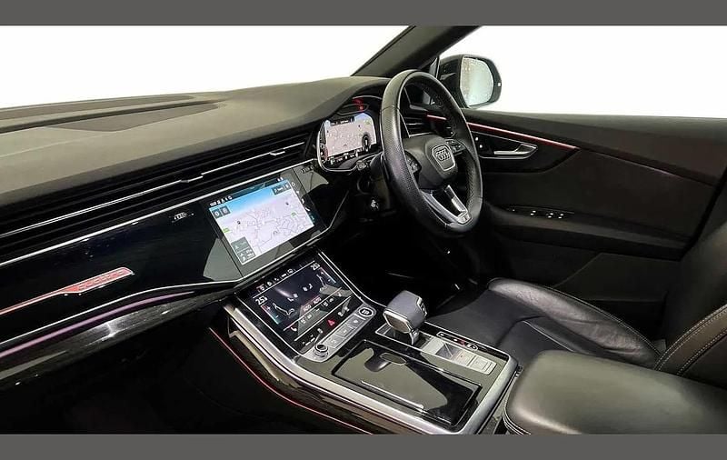 Used Audi Q8 Black Edition 282 HP (207 kW) 2021 Blue SUV