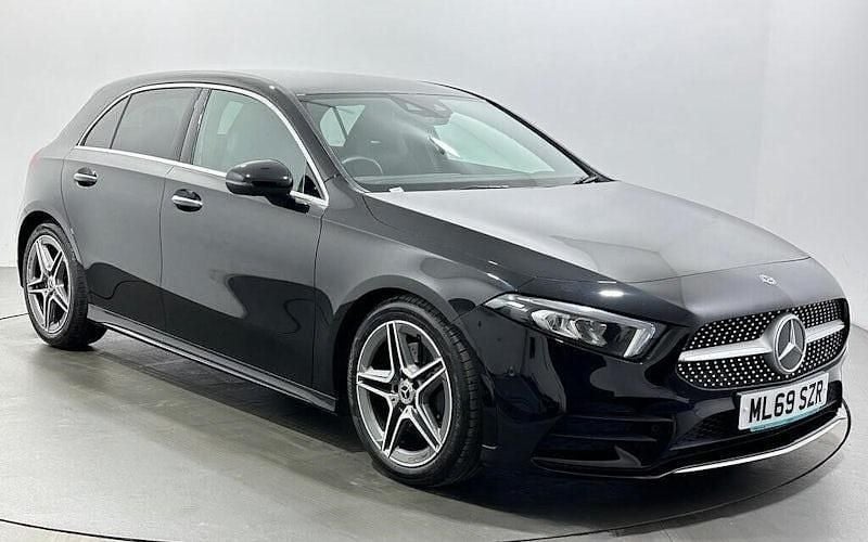 Used Mercedes A220 AMG Line Premium 190 HP (139 kW) 2019 Black Hatchback