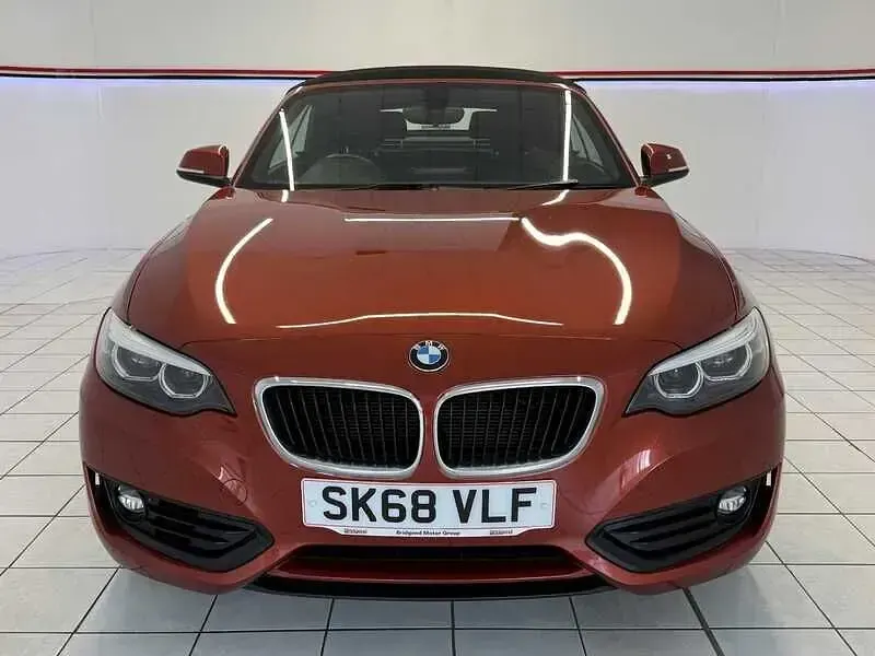 Used BMW 218 Comfort Edition 2018 Orange Cabriolet