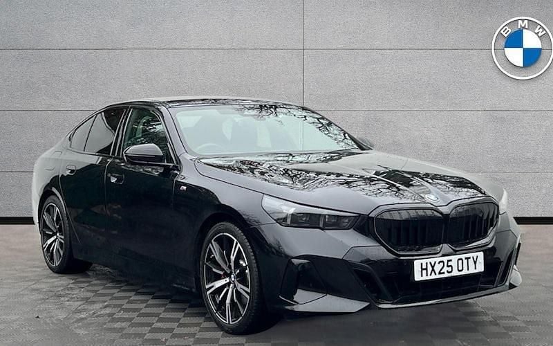 Black Used 2025 BMW 520 M Sport Sedan | £40,990 (Good price) - Image 1/4