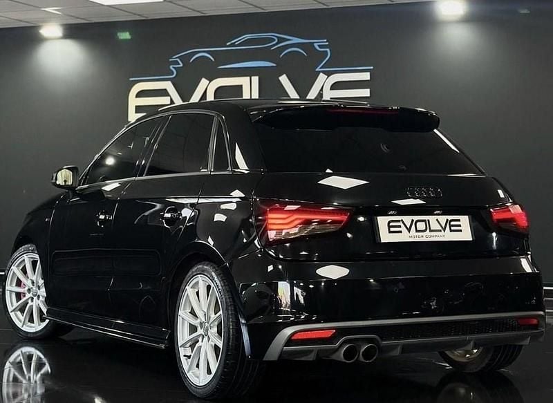 Used Audi A1 Sportback S-Line 125 HP (91 kW) 2015 Black Hatchback