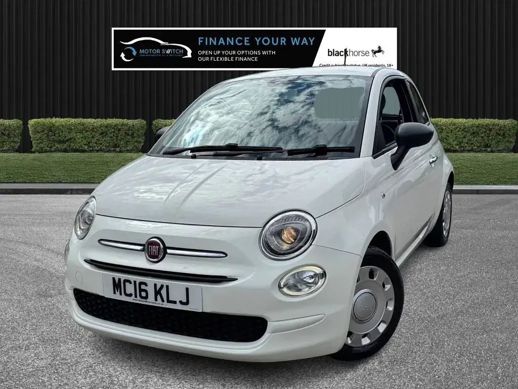 Used Fiat 500 Pop 69 HP (50 kW) 2016 White Hatchback