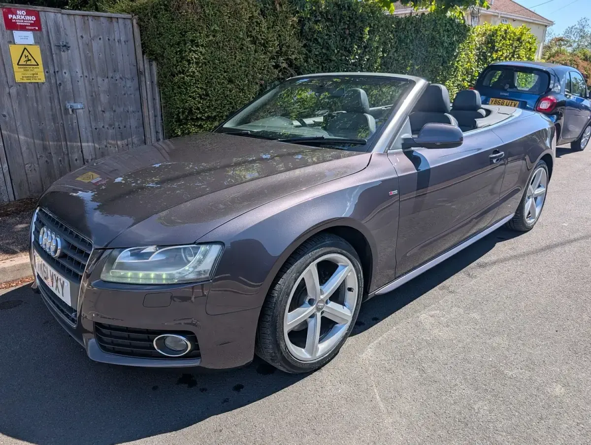 Used Audi A5 Cabriolet S-Line 2011 Grey Cabriolet