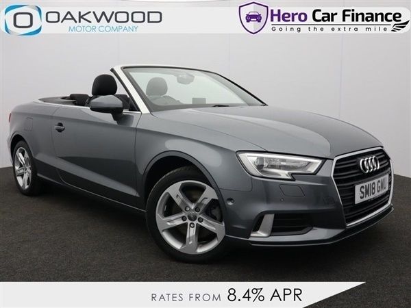 Grey Used 2018 Audi A3 Cabriolet Sport Cabriolet | £16,902 (Good price) - Image 1/1