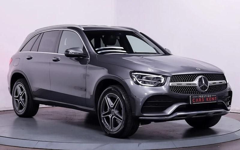 Grey Used 2021 Mercedes GLC300e AMG line Estate | £28,150 (Fair price) - Image 1/4