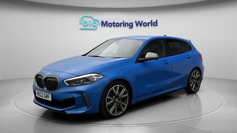 Used BMW M135 302 HP (222 kW) 2022 Blue Hatchback