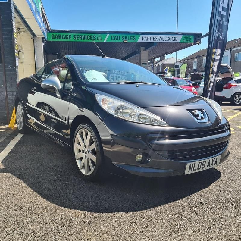 Black Used 2009 Peugeot 207 Cabriolet | £1,595 (Good price) - Image 1/4