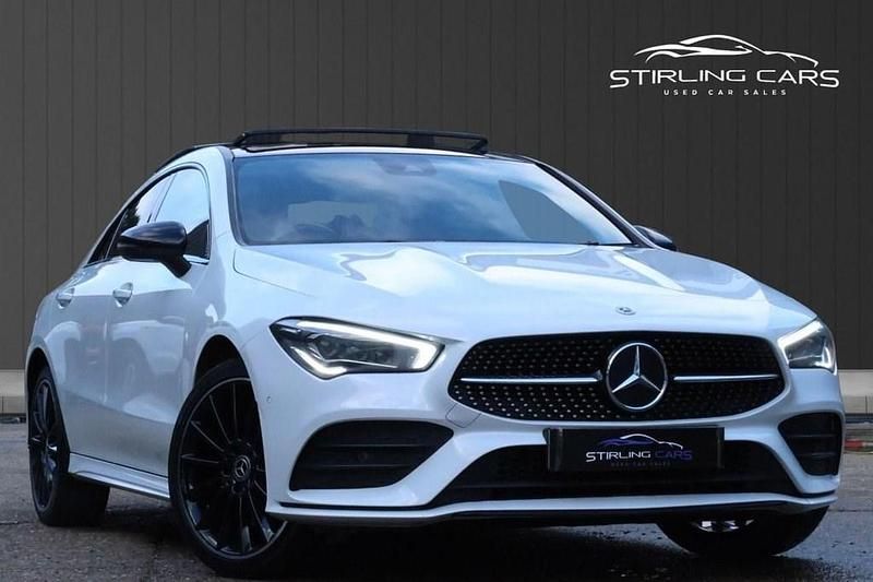 White Used 2023 Mercedes CLA250e AMG line Sedan | £19,989 (Fair price) - Image 1/4