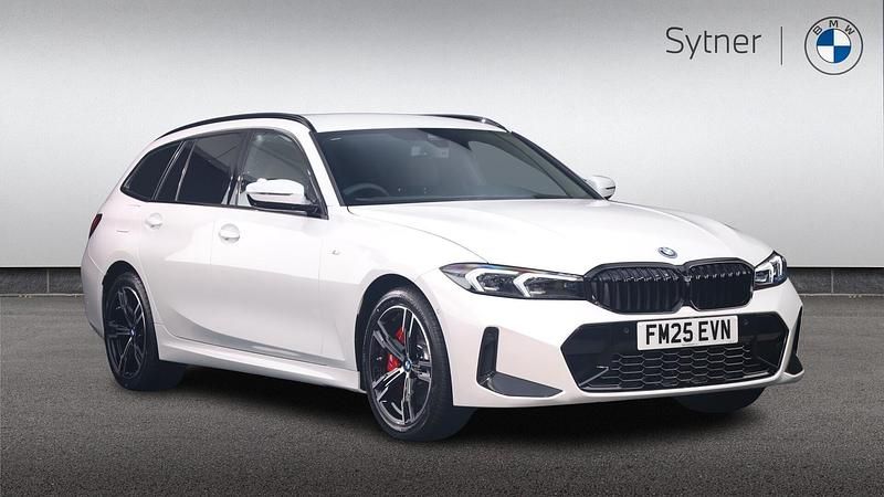 White Used 2025 BMW 330e M Sport Estate | £50,000 - Image 1/4