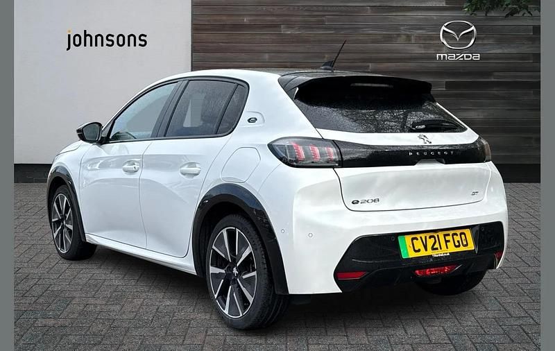 Used Peugeot e-208 GTi 98 kW (134 HP) 2021 White Hatchback