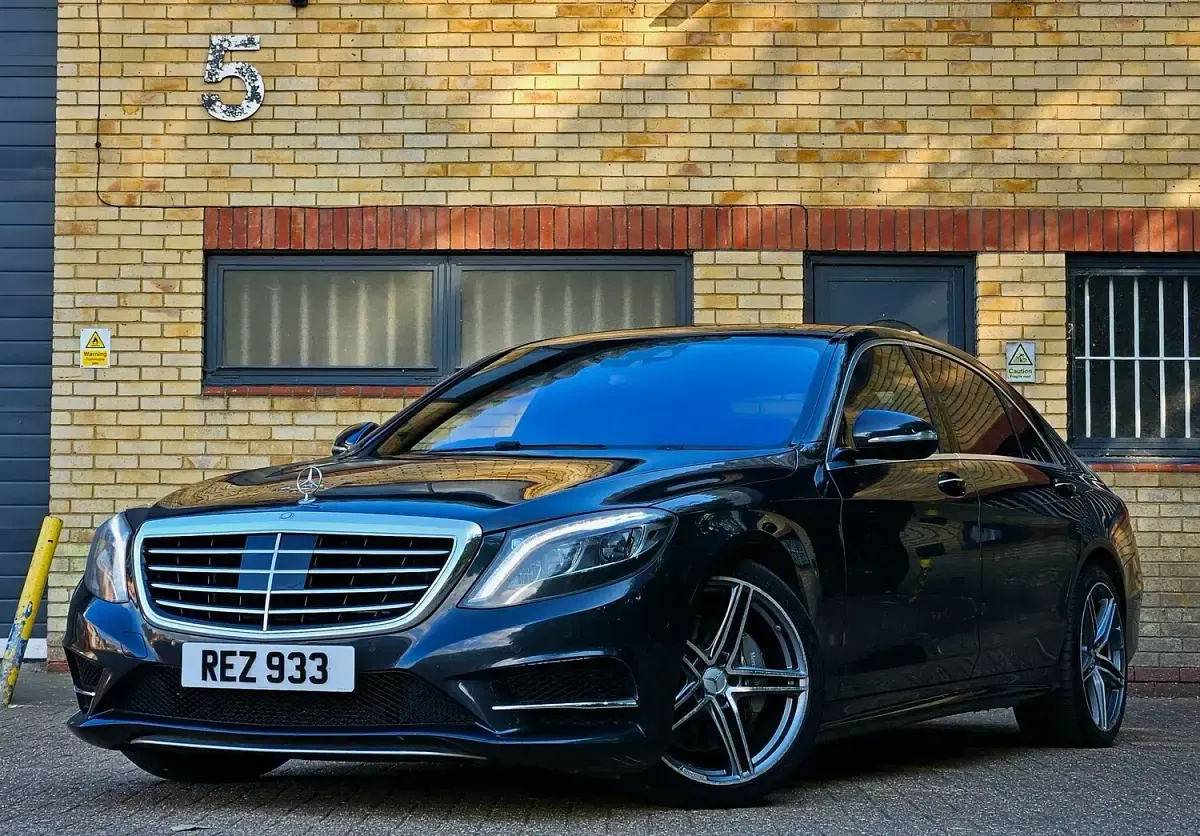 Used Mercedes S500L AMG line 2013 Blue Sedan