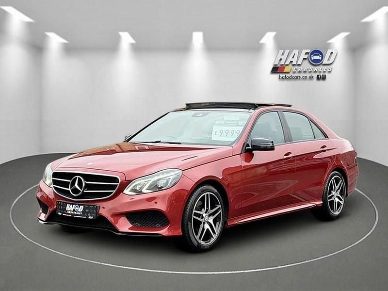 Used Mercedes E220 Premium 2016 Red Sedan