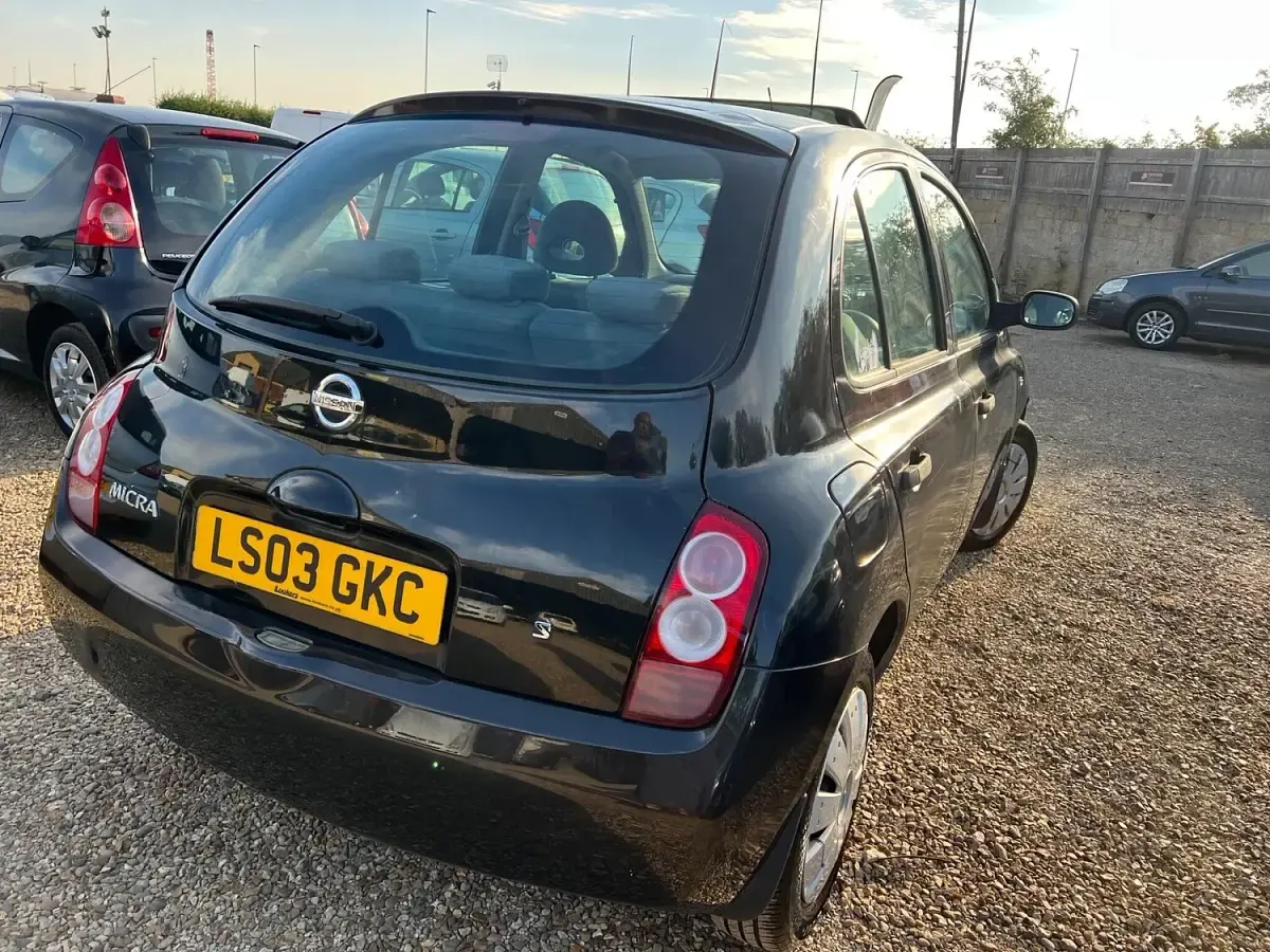 Used Nissan Micra S 80 HP (58 kW) 2003 Black Hatchback