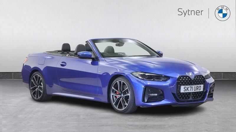 Blue Used 2021 BMW 420 M Sport Cabriolet | £29,000 (Good price) - Image 1/4
