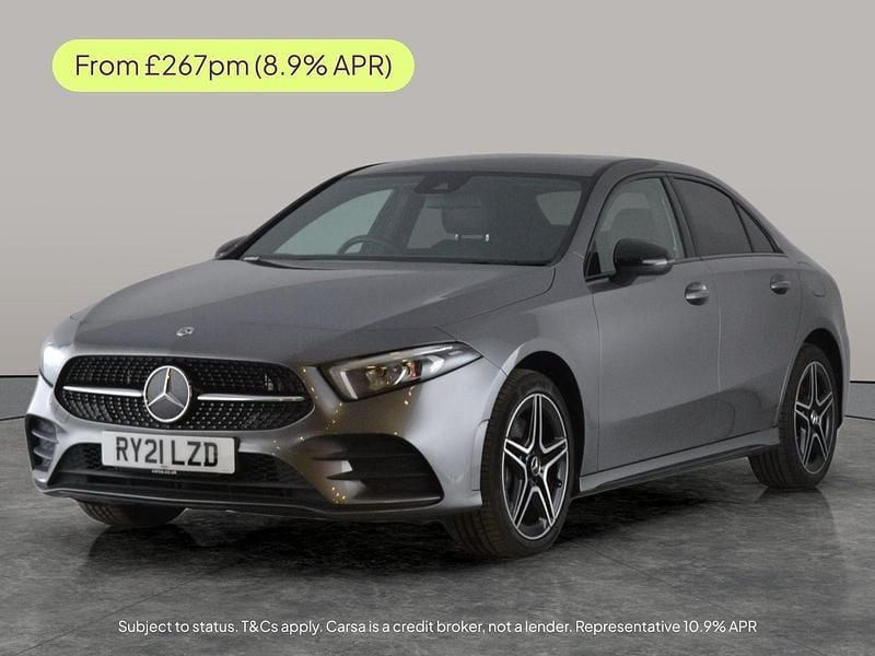 Grey Used 2021 Mercedes A250 AMG line Sedan | £18,392 (Good price) - Image 1/2