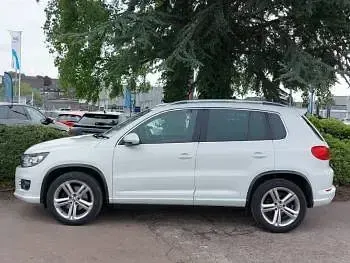 Used VW Tiguan R-line Edition 150 HP (110 kW) 2015 White SUV
